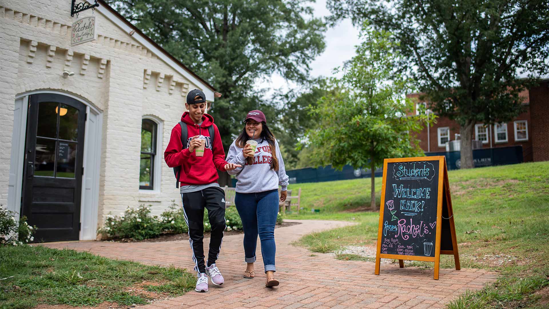 Rachel's Rose Cottage offers guests locally roasted coffee, tea, pastries and other snacks.