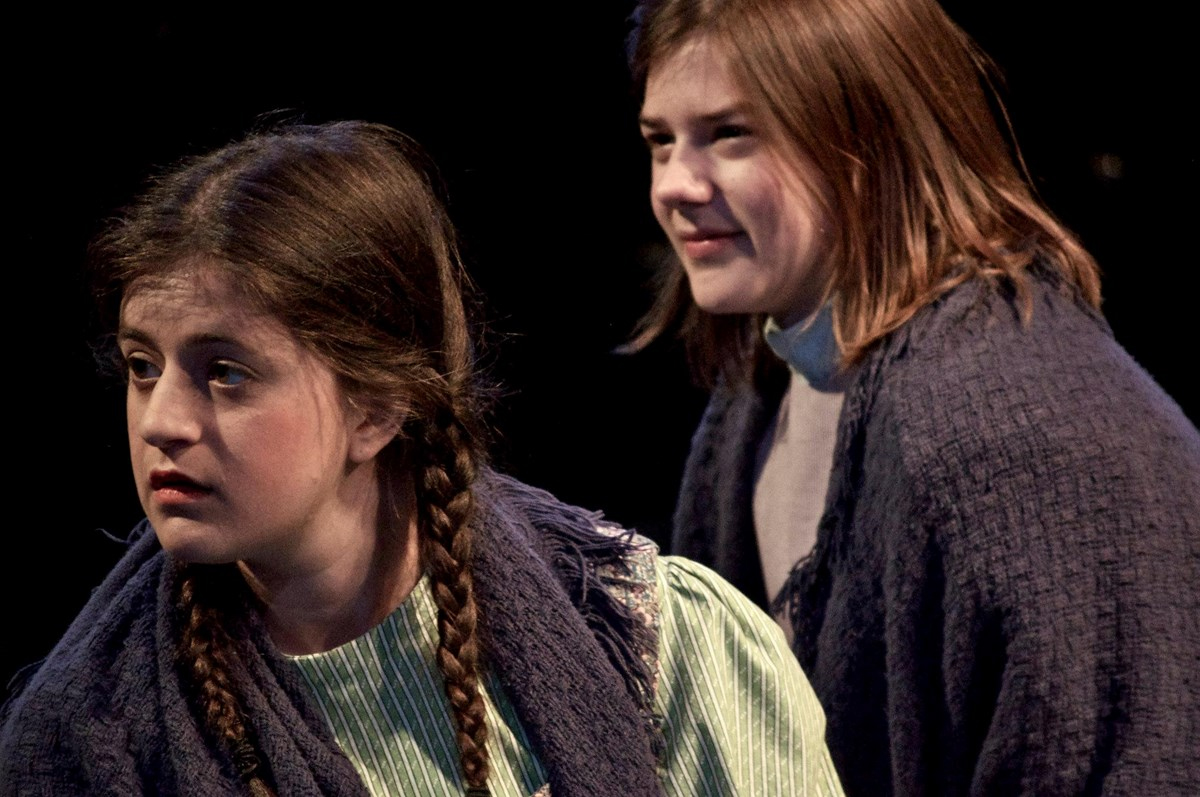 Scene from "Spring Awakening" a Guilford College Theatre Production in 2013.