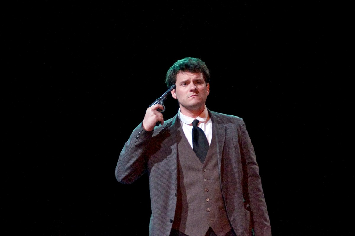 Scene from "Spring Awakening" a Guilford College Theatre Production in 2013.