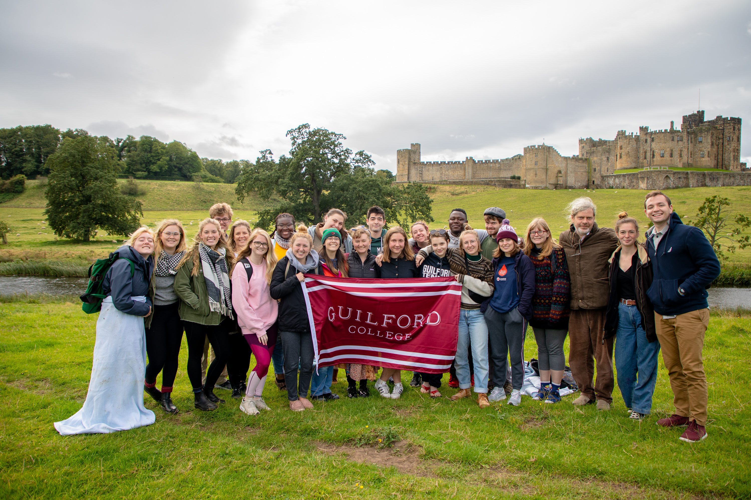 Classes were held on the castle grounds, which is famously the cinematographic setting of Hogwarts from the Harry Potter series.